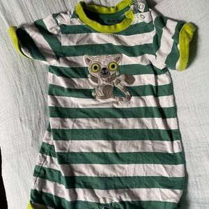 Striped Lemur Romper